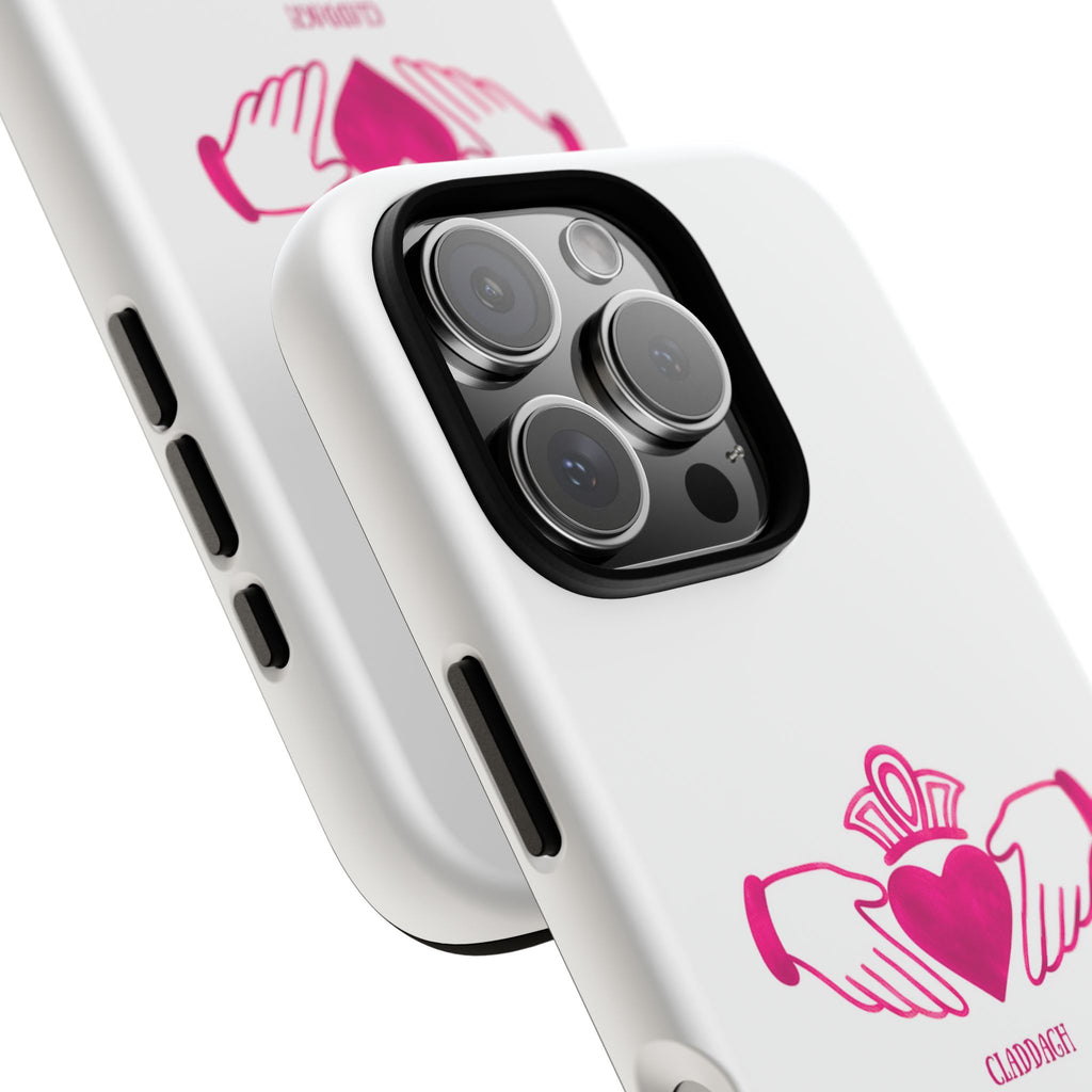 Pink Irish Claddagh Symbol Tough Phone Case
