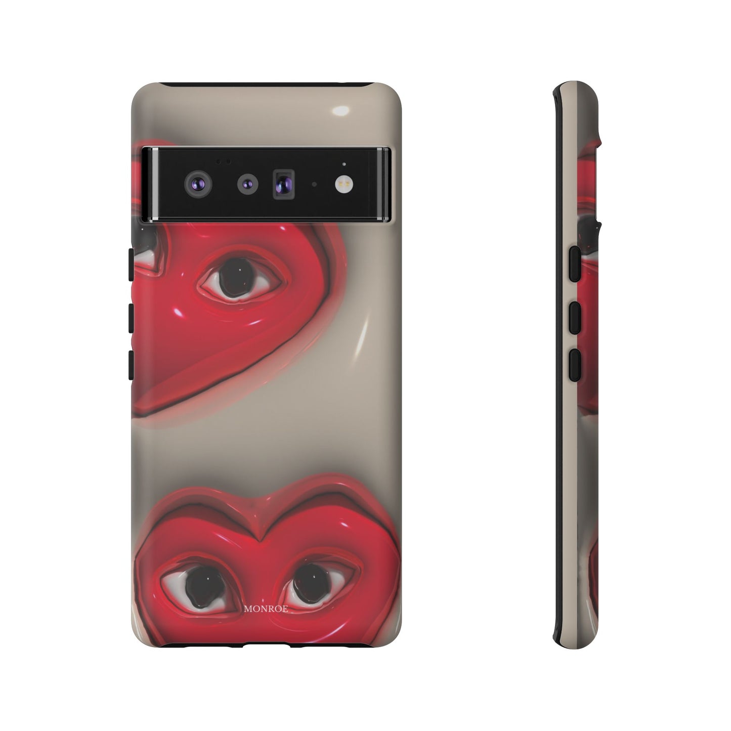 Red Heart Eyes Tough Case