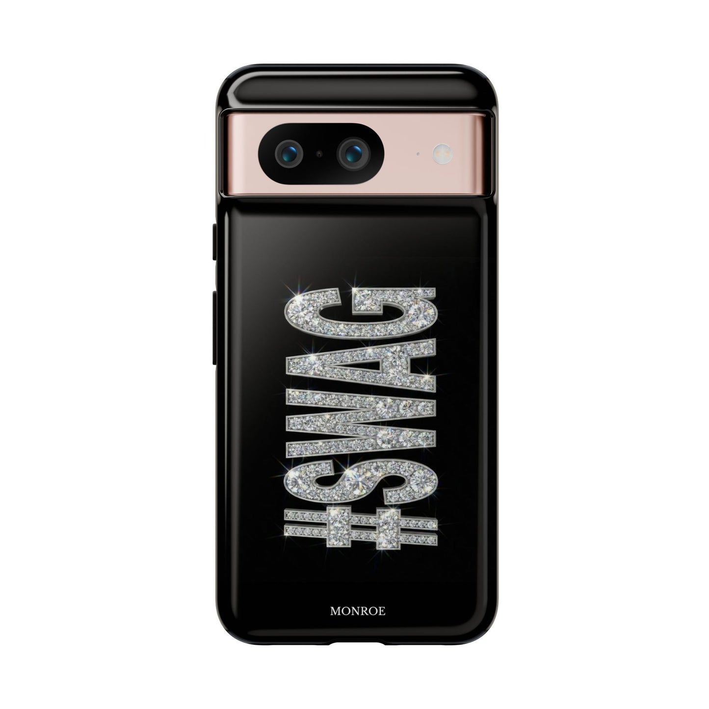 “#SWAG” Black Bling Tough Case
