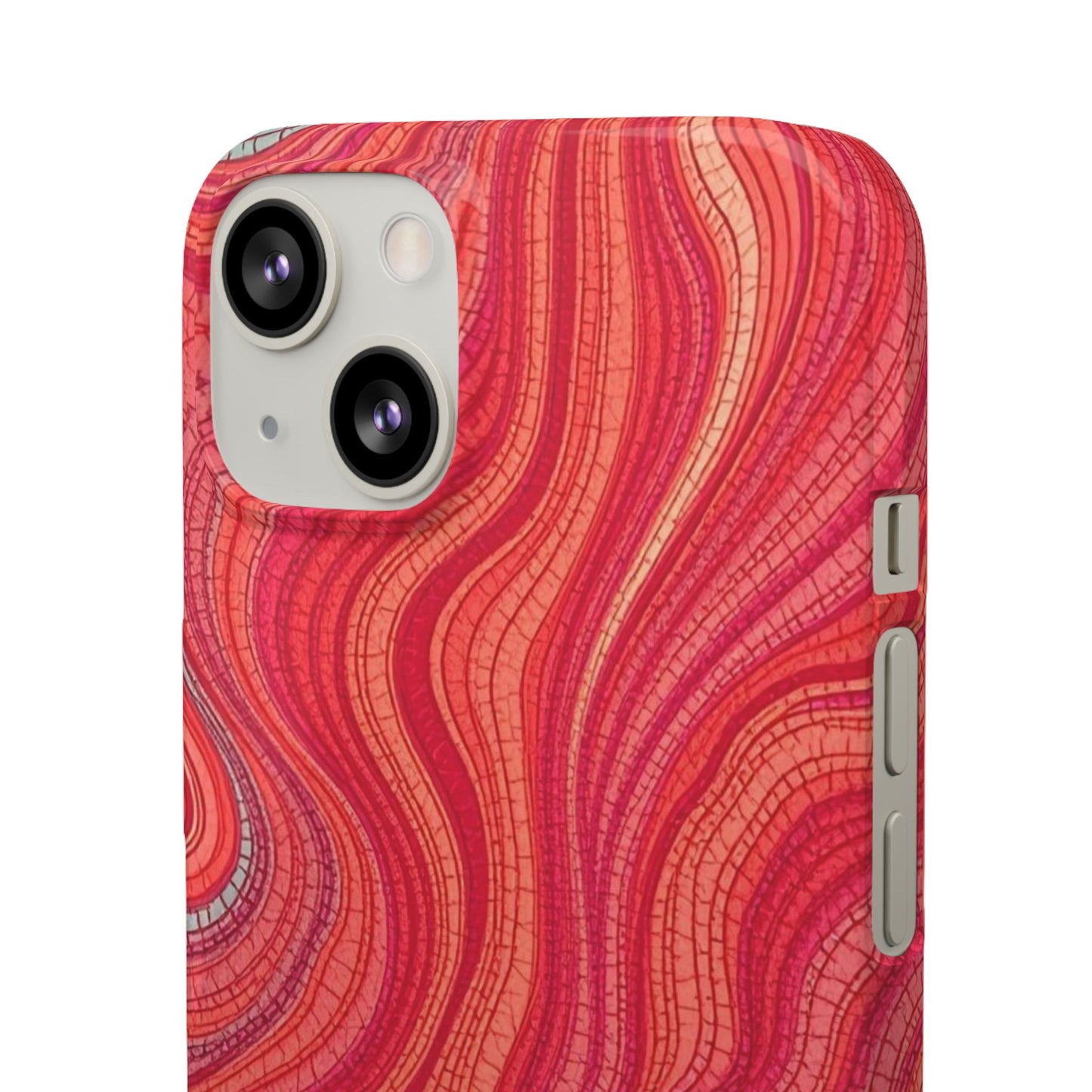 Retro Wavy Red Case