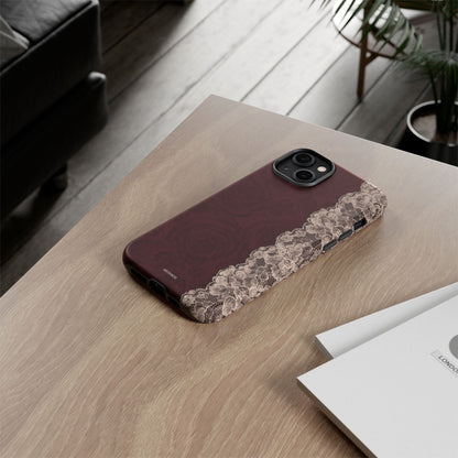 Burgundy Rose Tough Case