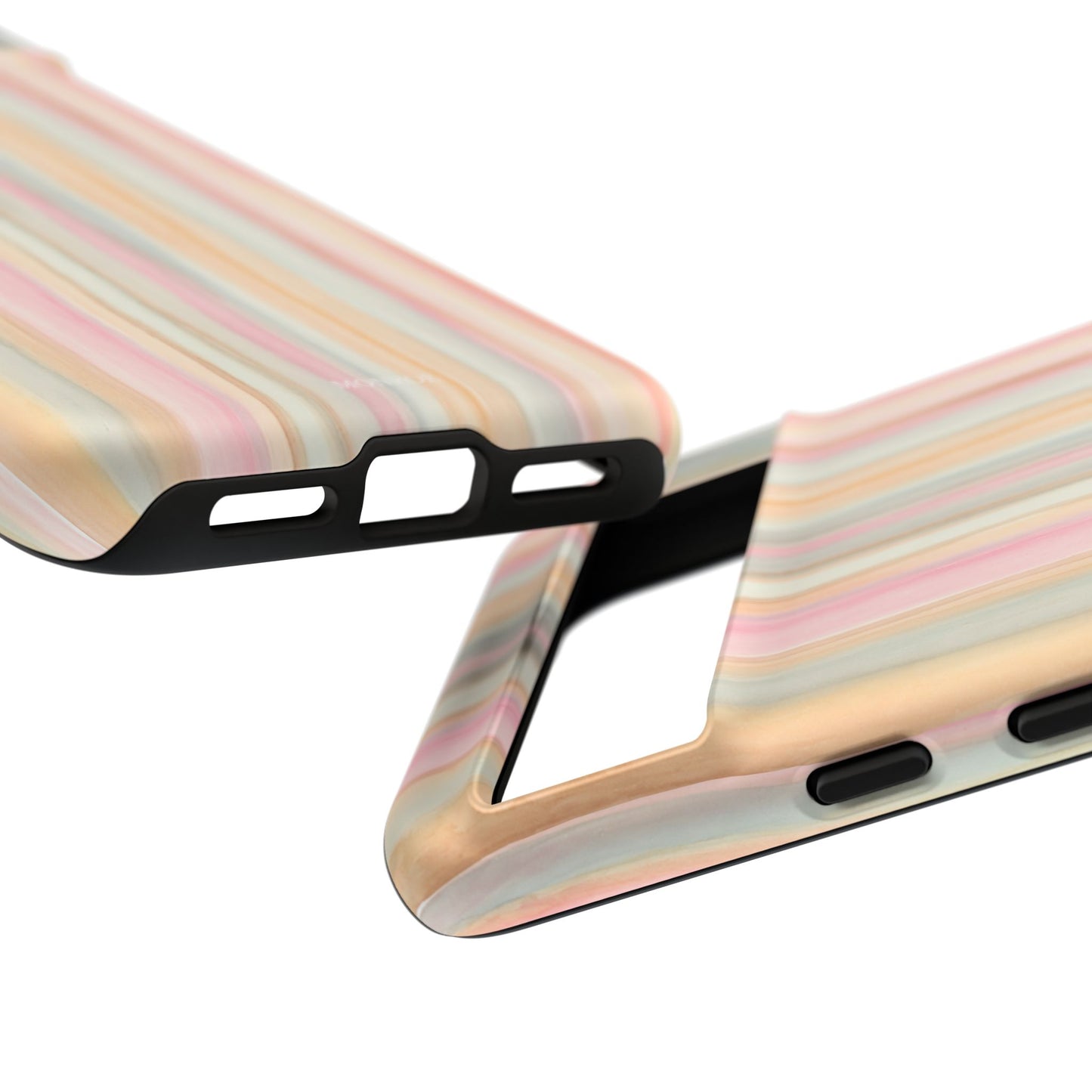 Pastel Watercolor Stripe Tough Case