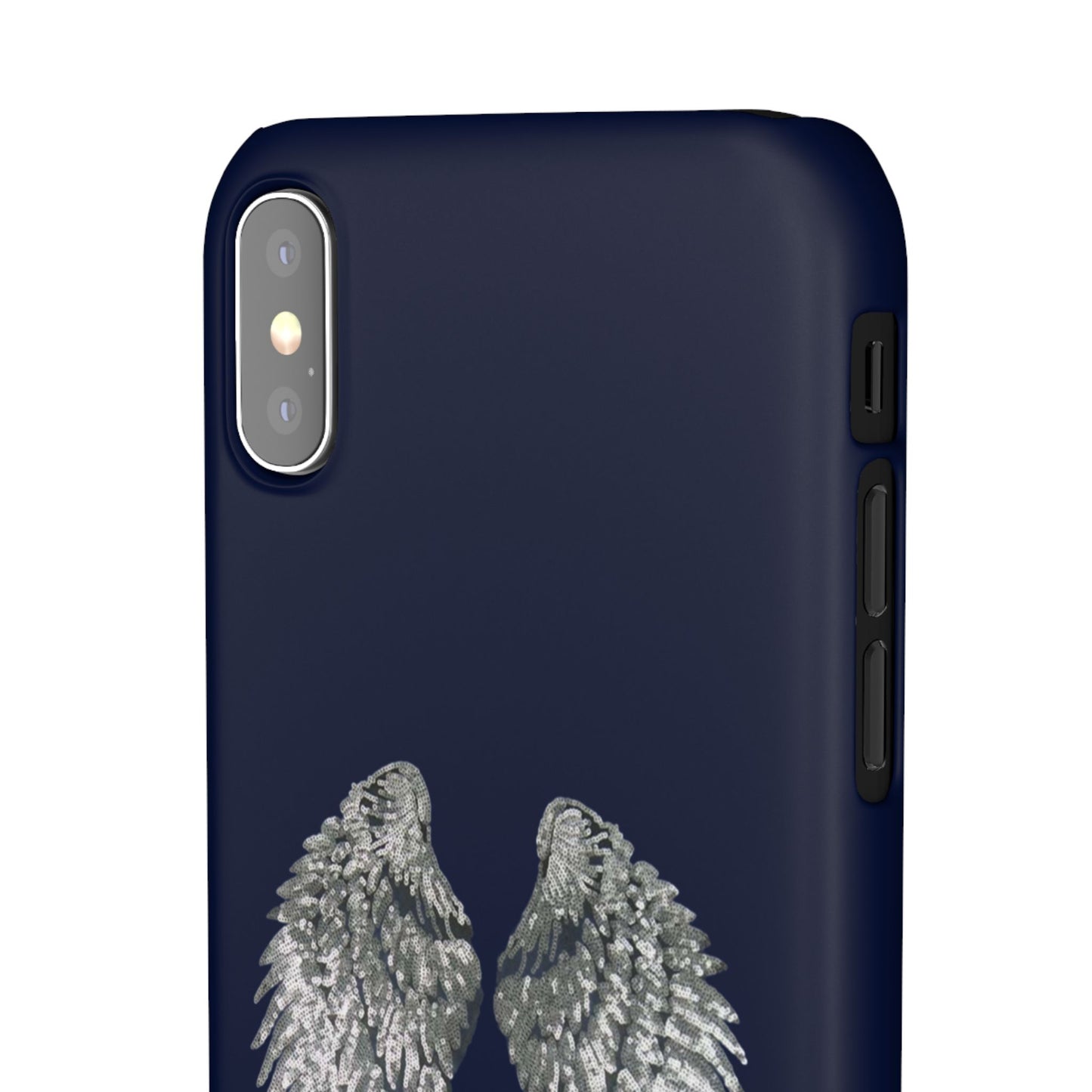 Navy Angel Wings Case