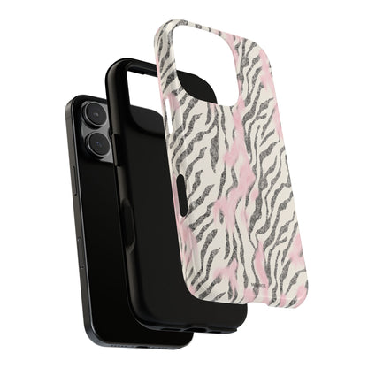 Light Pink Zebra Tough Case