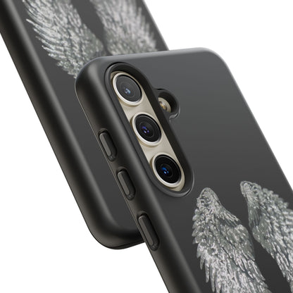 Silver Wings Black Tough Case