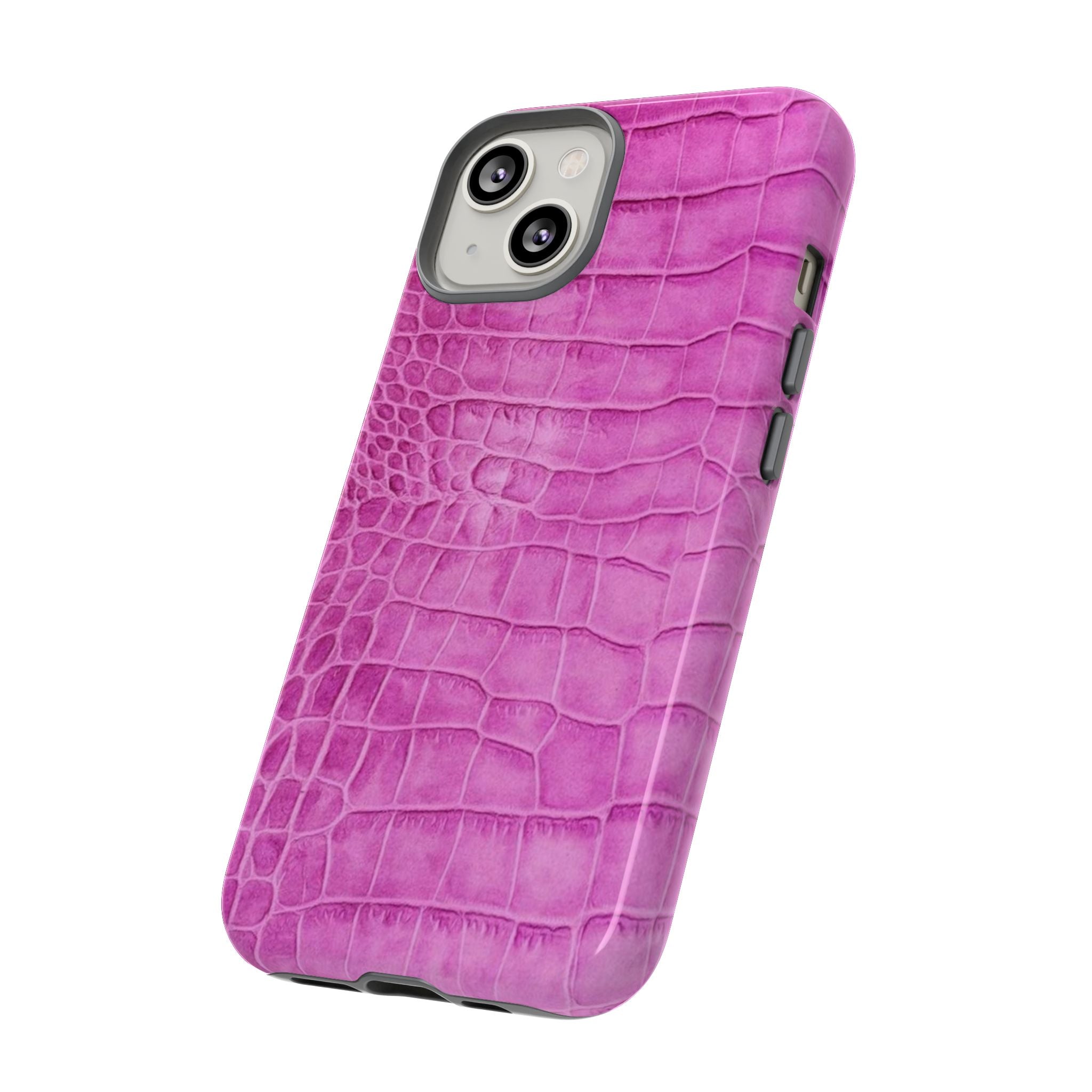Purple Croc Phone Case