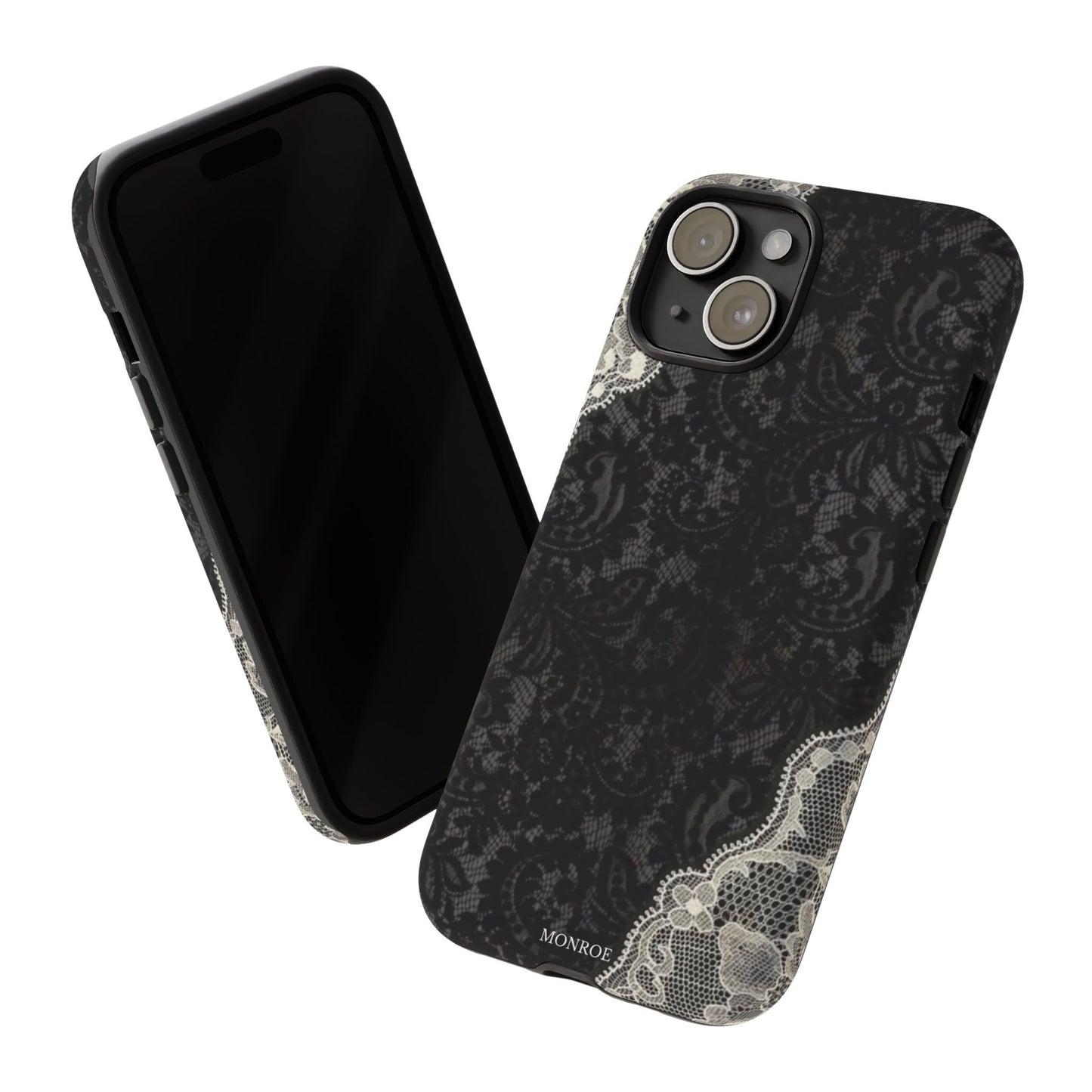 Black & White Edged Tough Case