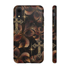 Floral Cross Pattern Tough Case