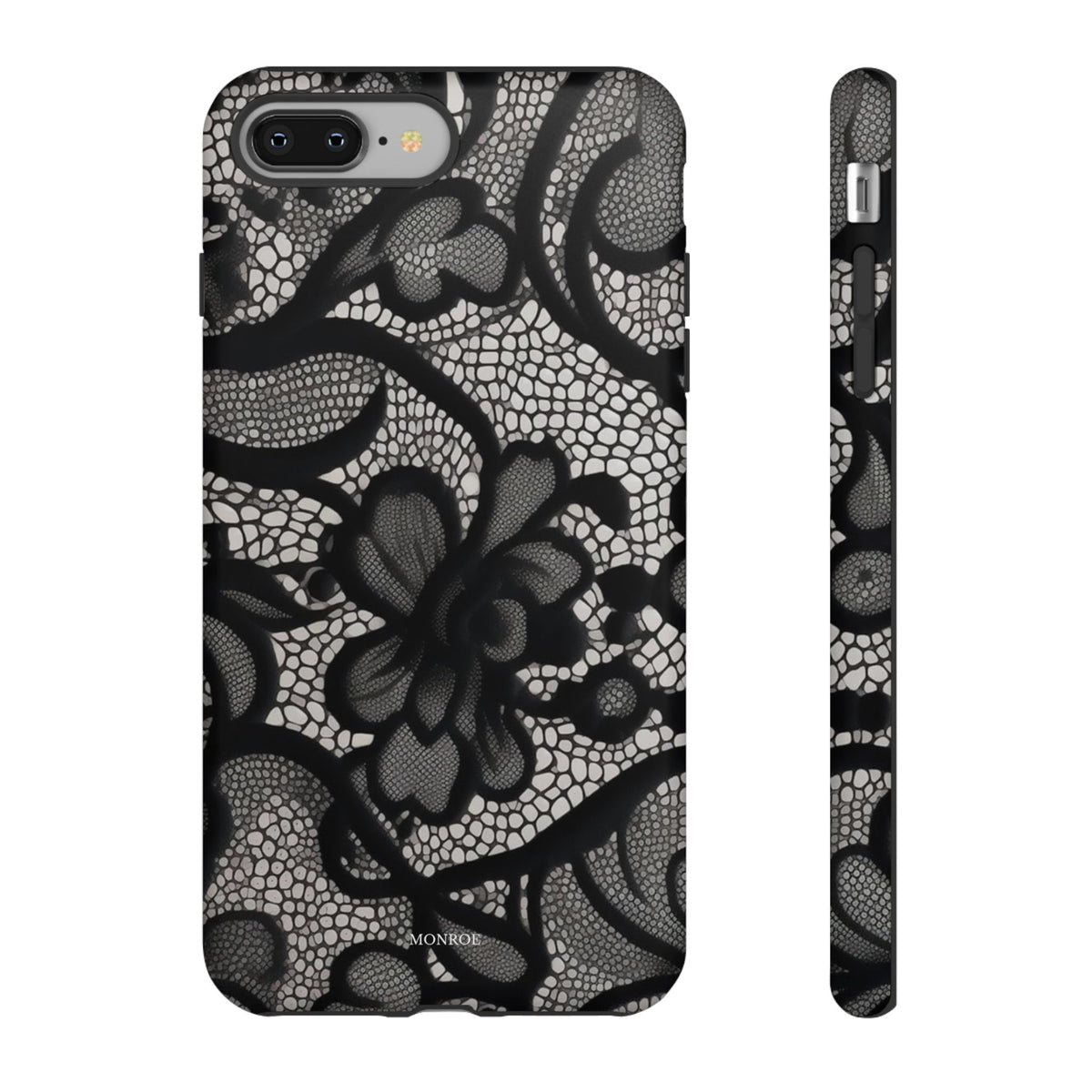 Black Floral Vintage Case