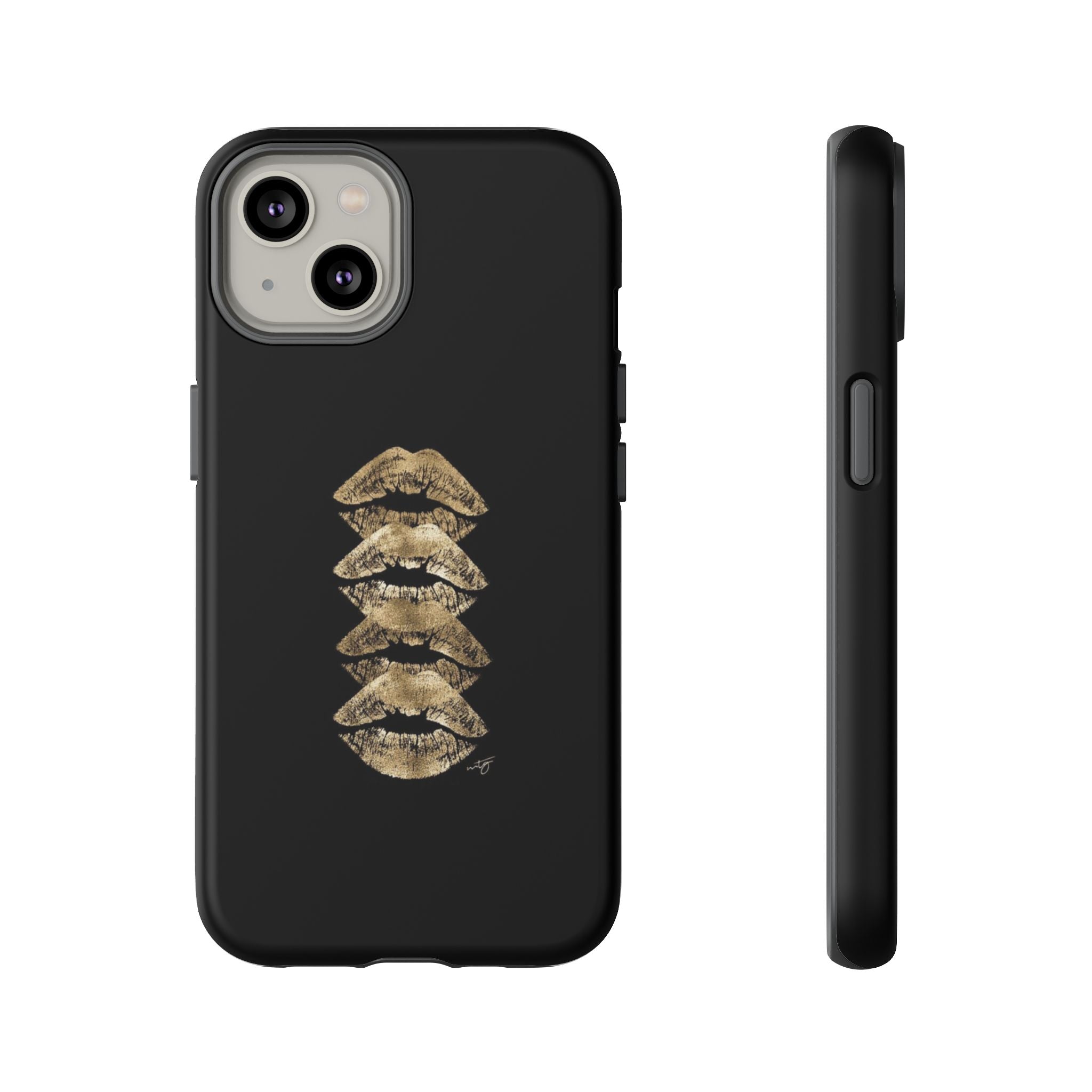 Golden Lipstick Phone Case