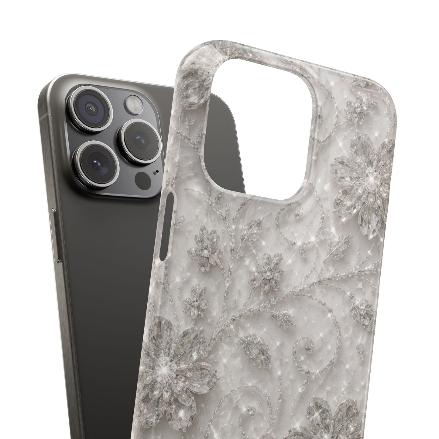 Glittery Floral Case