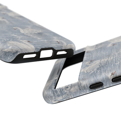 Swan Pattern Tough Case