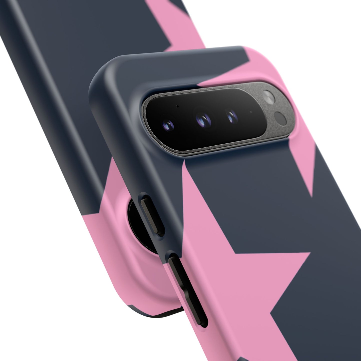 Navy & Pink Star Tough Cover