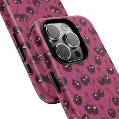 Burgundy Cherries Tough Case