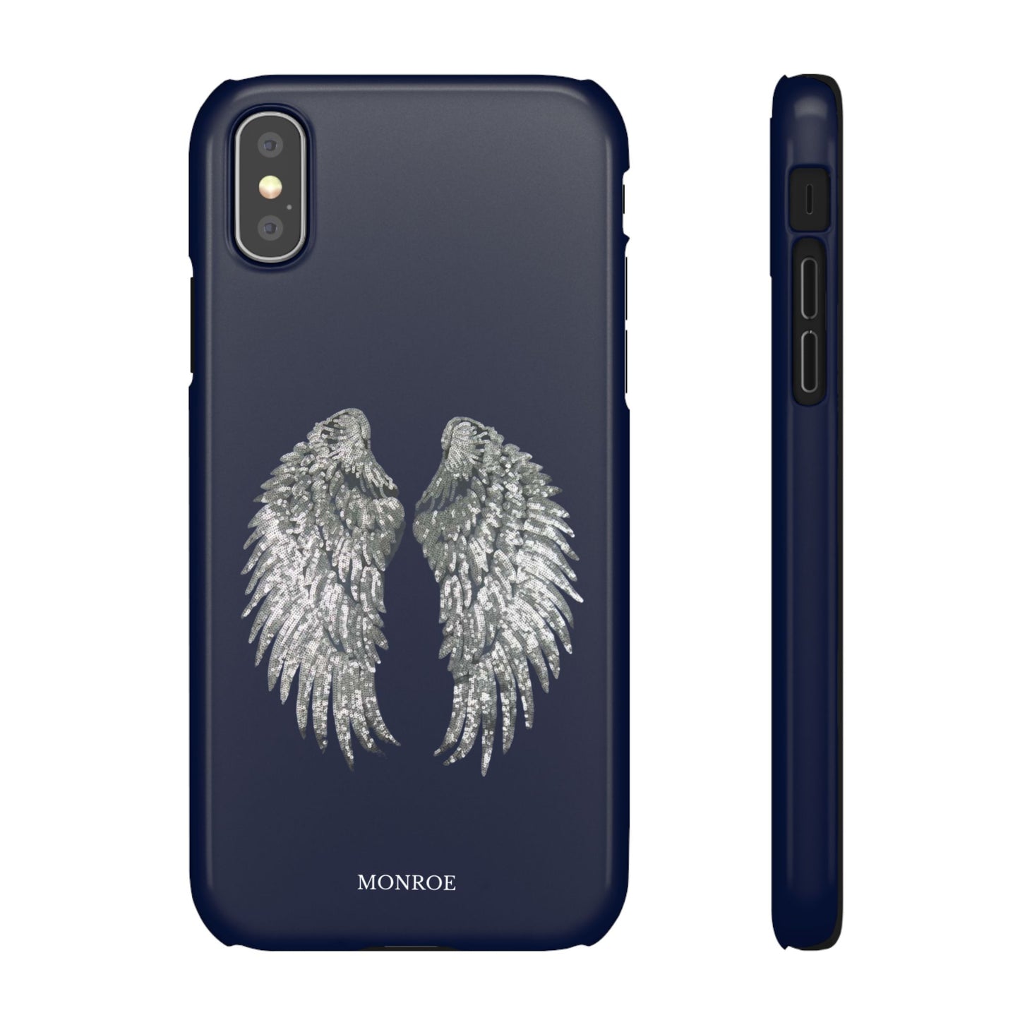 Navy Angel Wings Case
