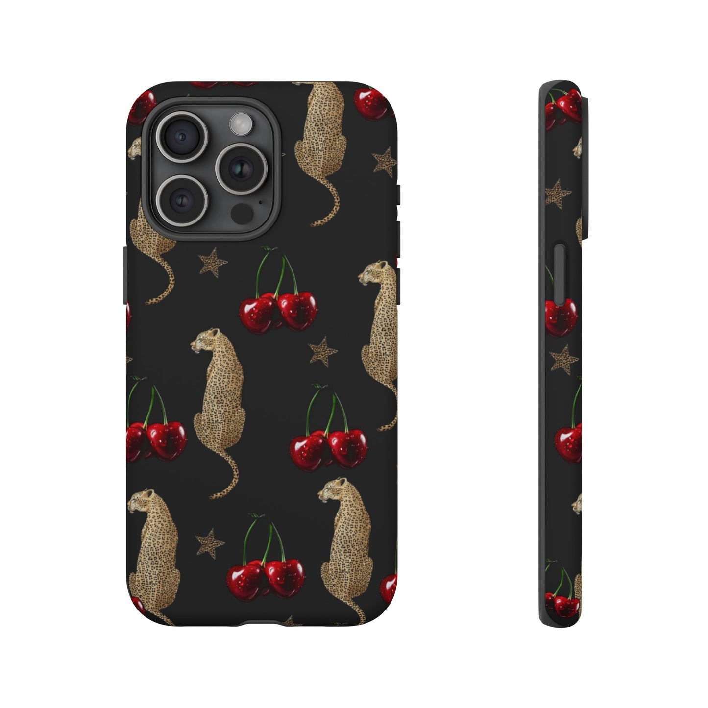 Leopard & Cherry Tough Case