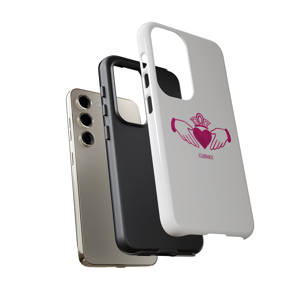 Pink Irish Claddagh Symbol Tough Phone Case