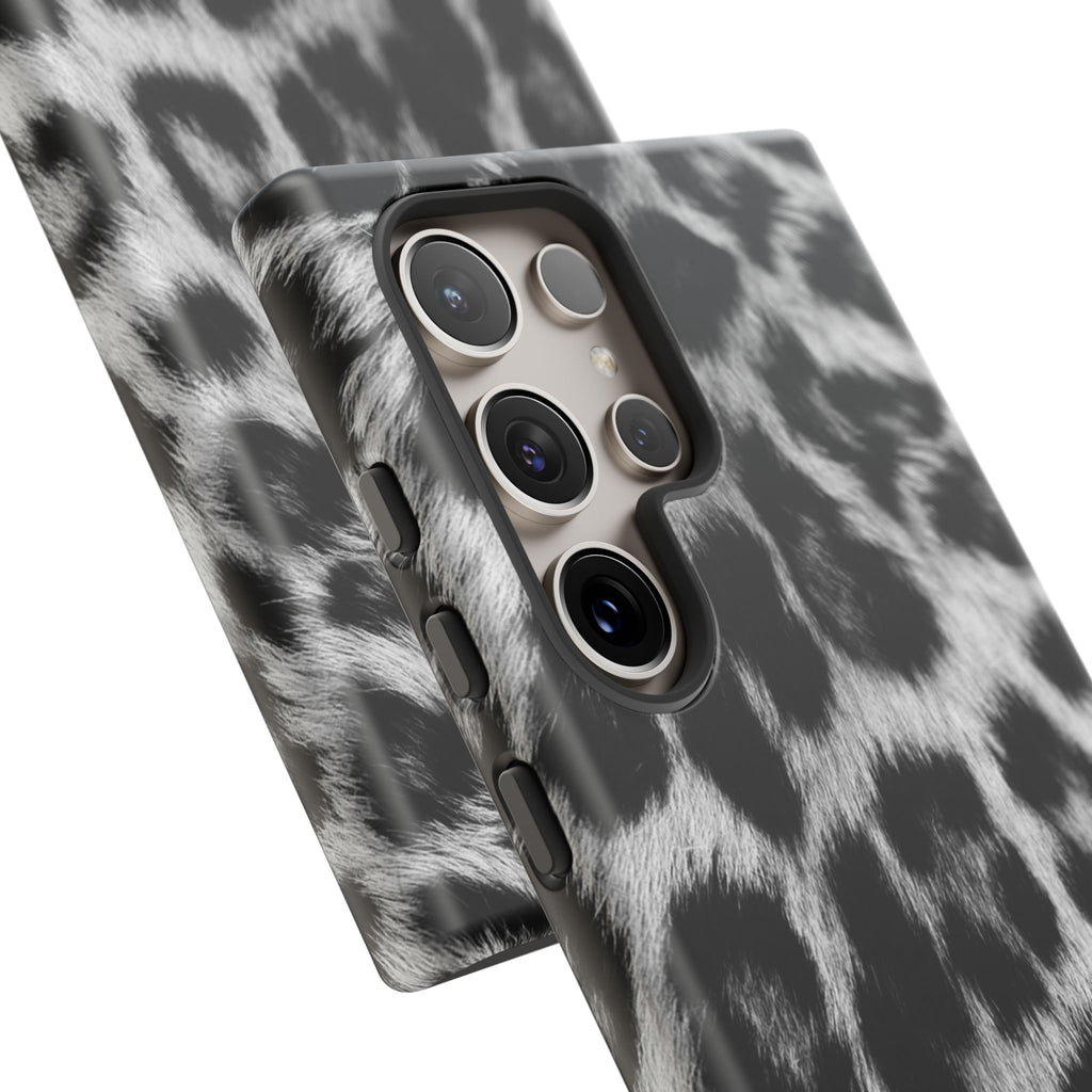B&W Leopard Phone Case