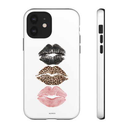 Leopard Glam Lip Tough Case