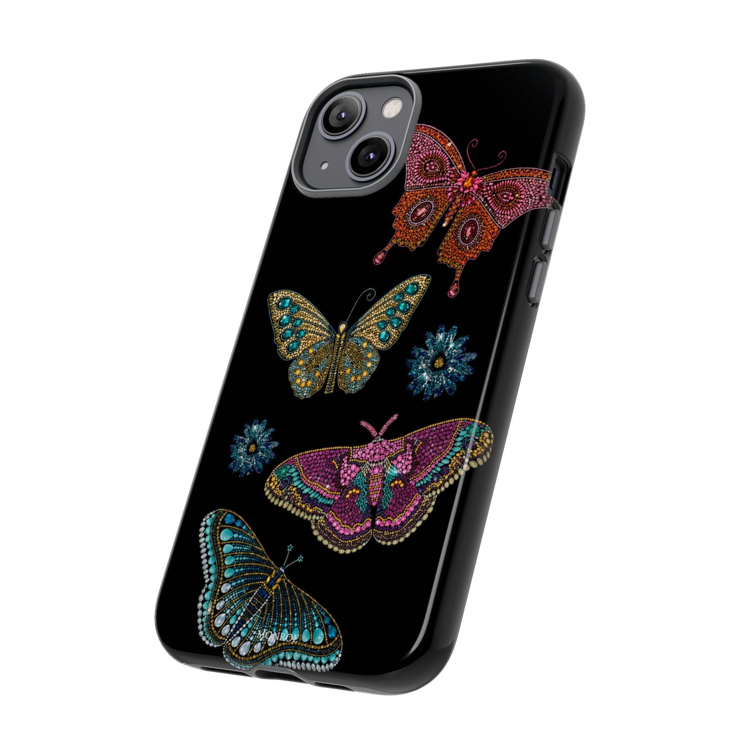 Butterfly Beaded Tough Case
