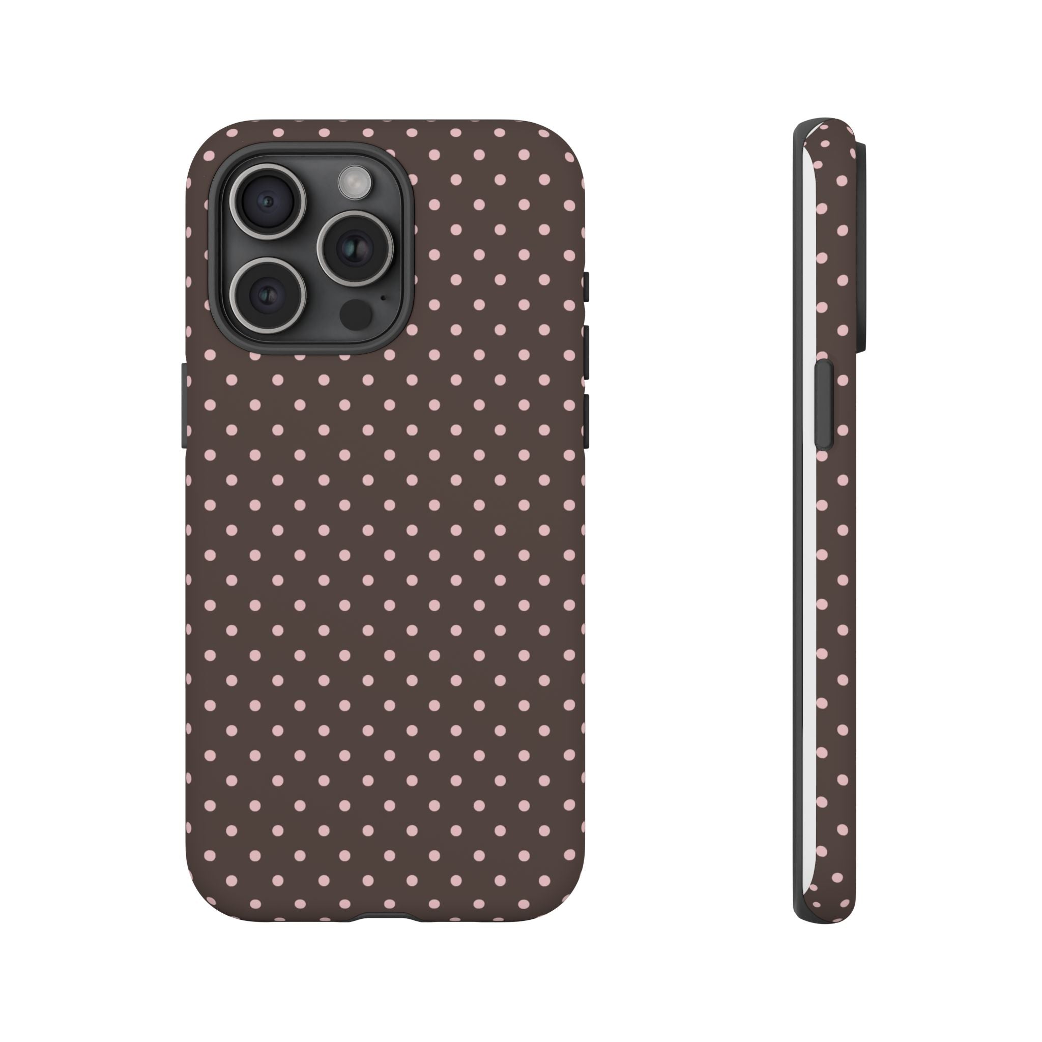 Brown Polka Phone Case
