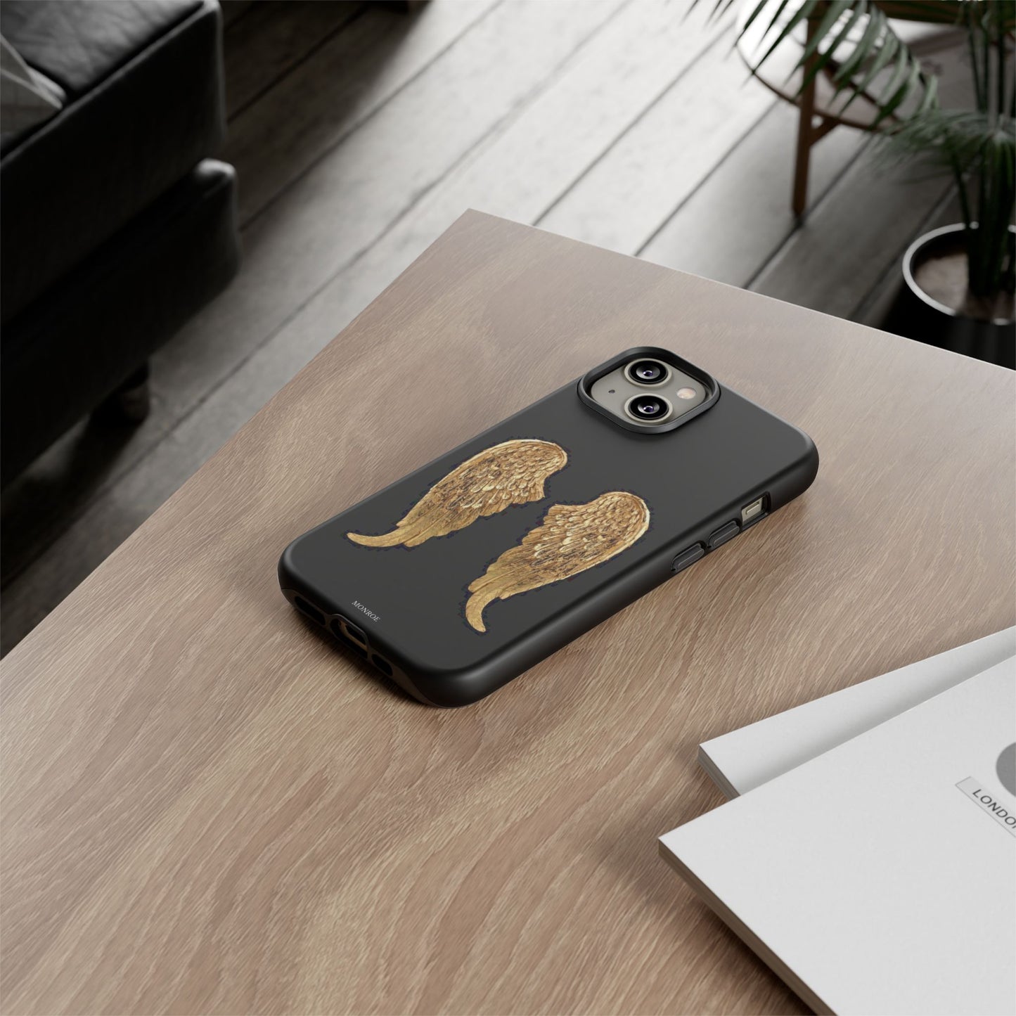 Gold Angel Wings Tough Case