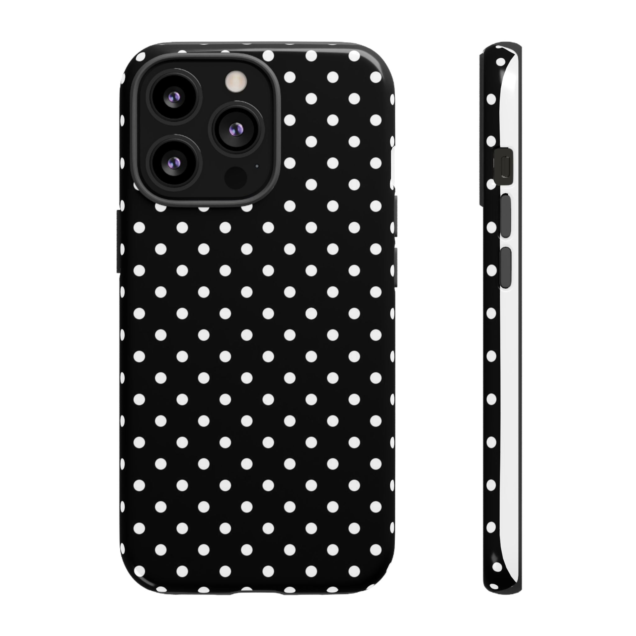 Black Polka Dot Phone Case
