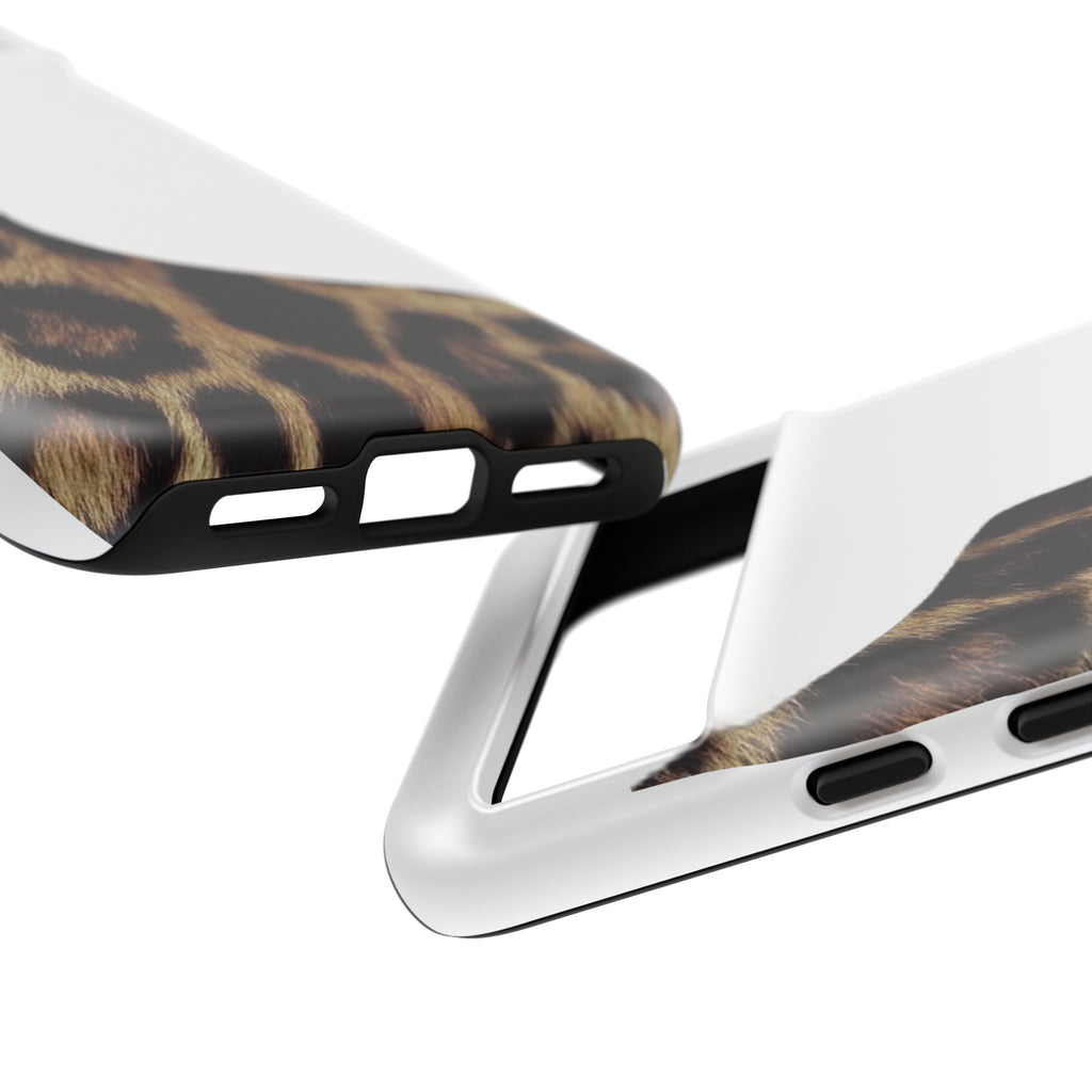 Half Cheetah Print Phone Case