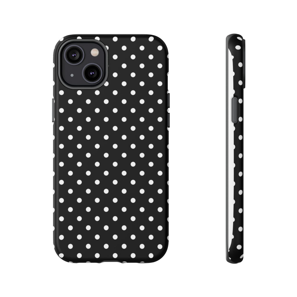 Black Polka Dot Phone Case