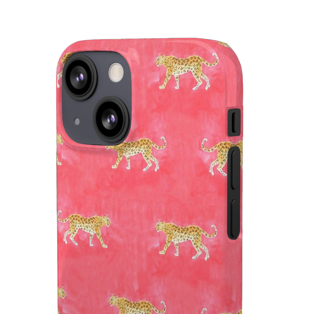 Pink Watercolor Leopard Case