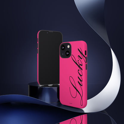 Hot Pink 'Lucky' Tough Case