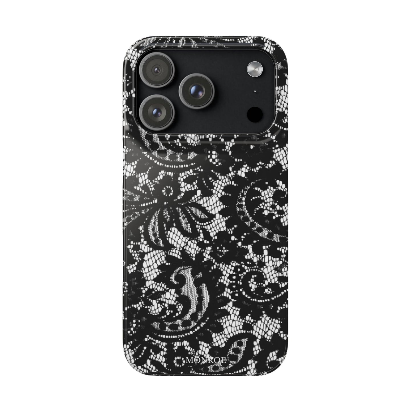 Black Lace Elegant Pattern Case