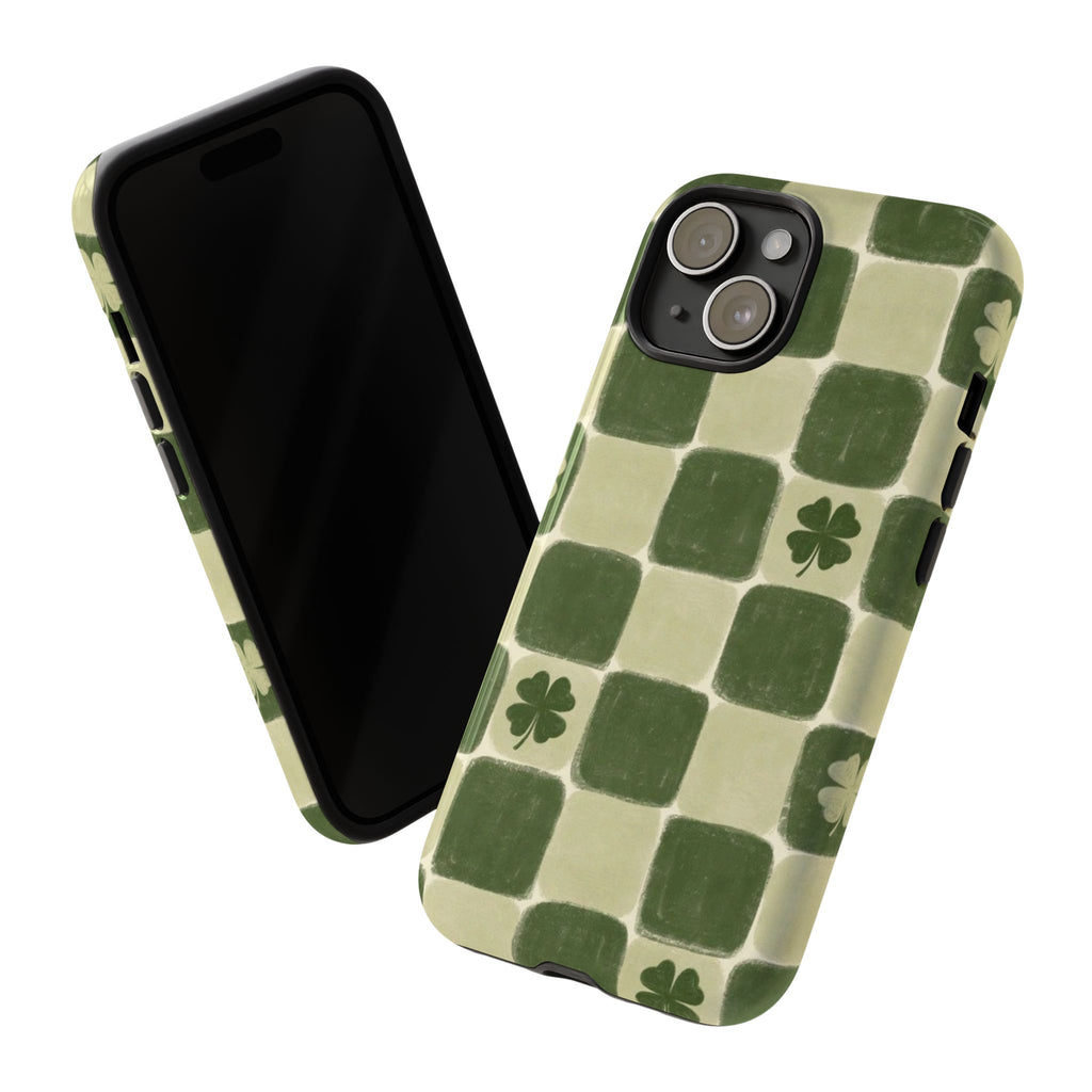 Clover Checker Tough Phone Case