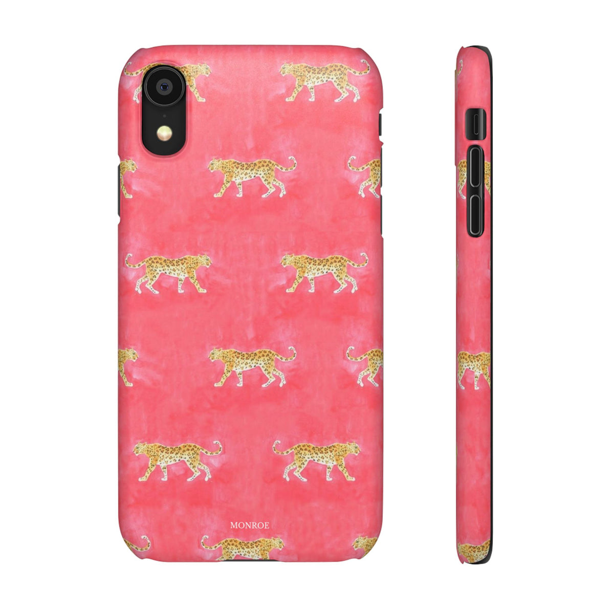 Pink Watercolor Leopard Case
