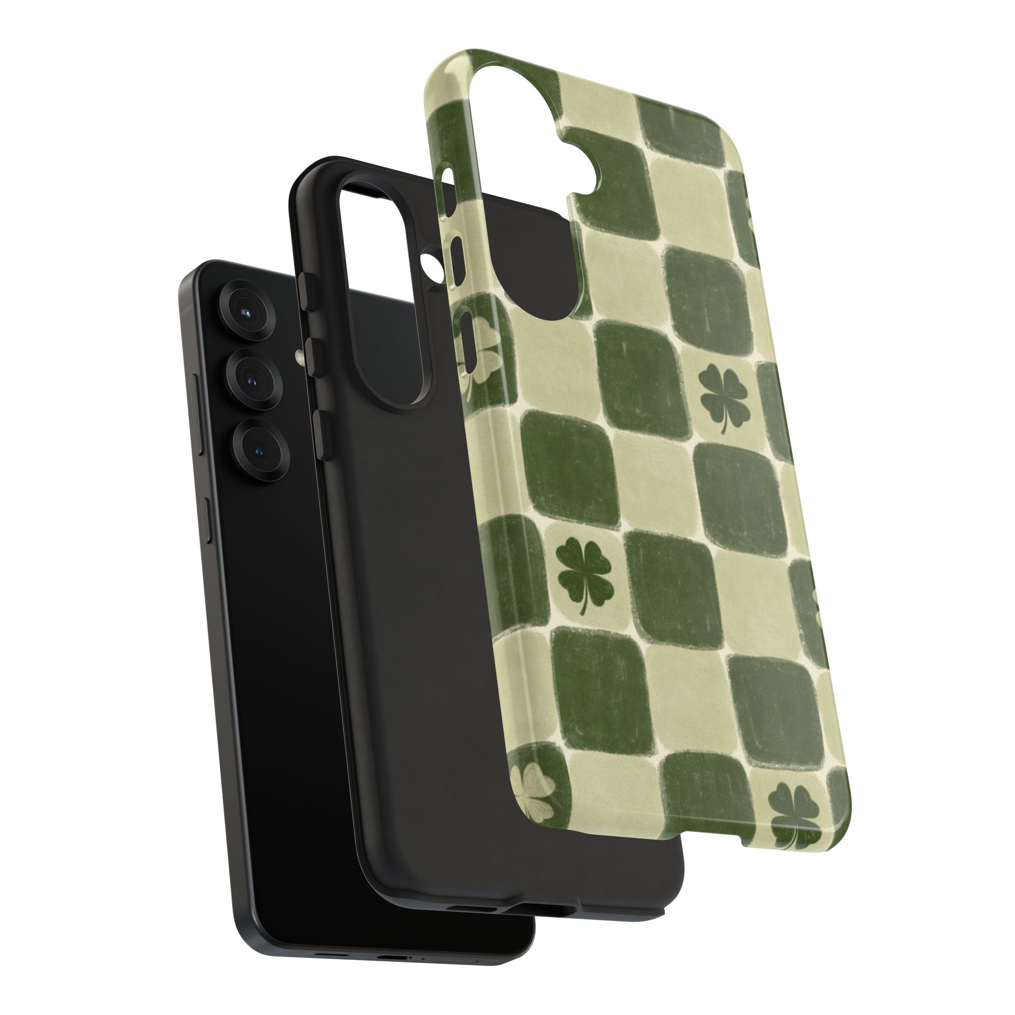 Clover Checker Tough Phone Case