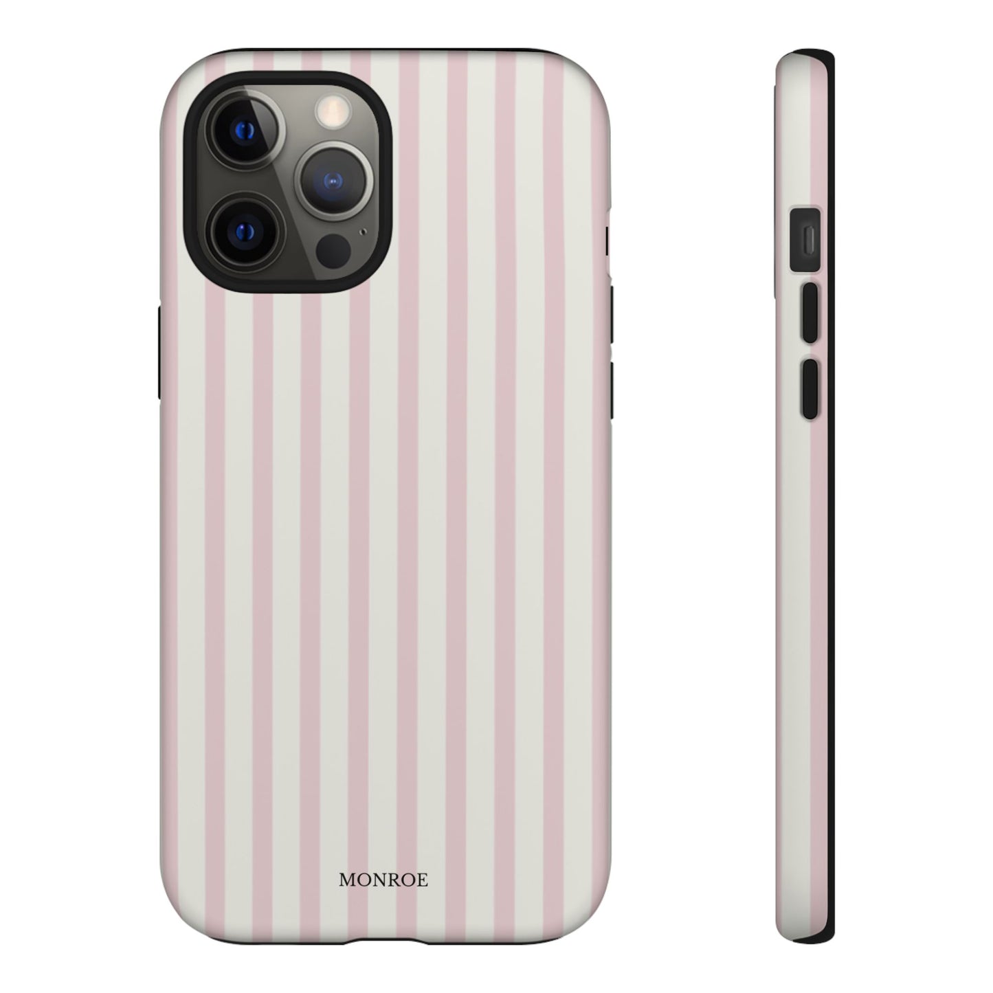 Light Pink Stripe Tough Phone Case