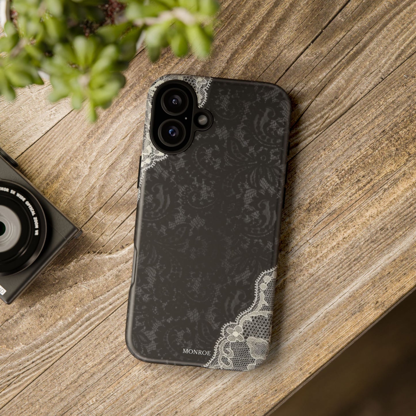 Black & White Edged Tough Case