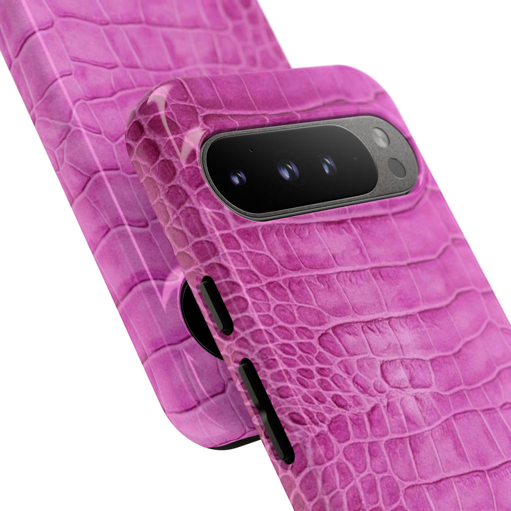 Purple Croc Phone Case