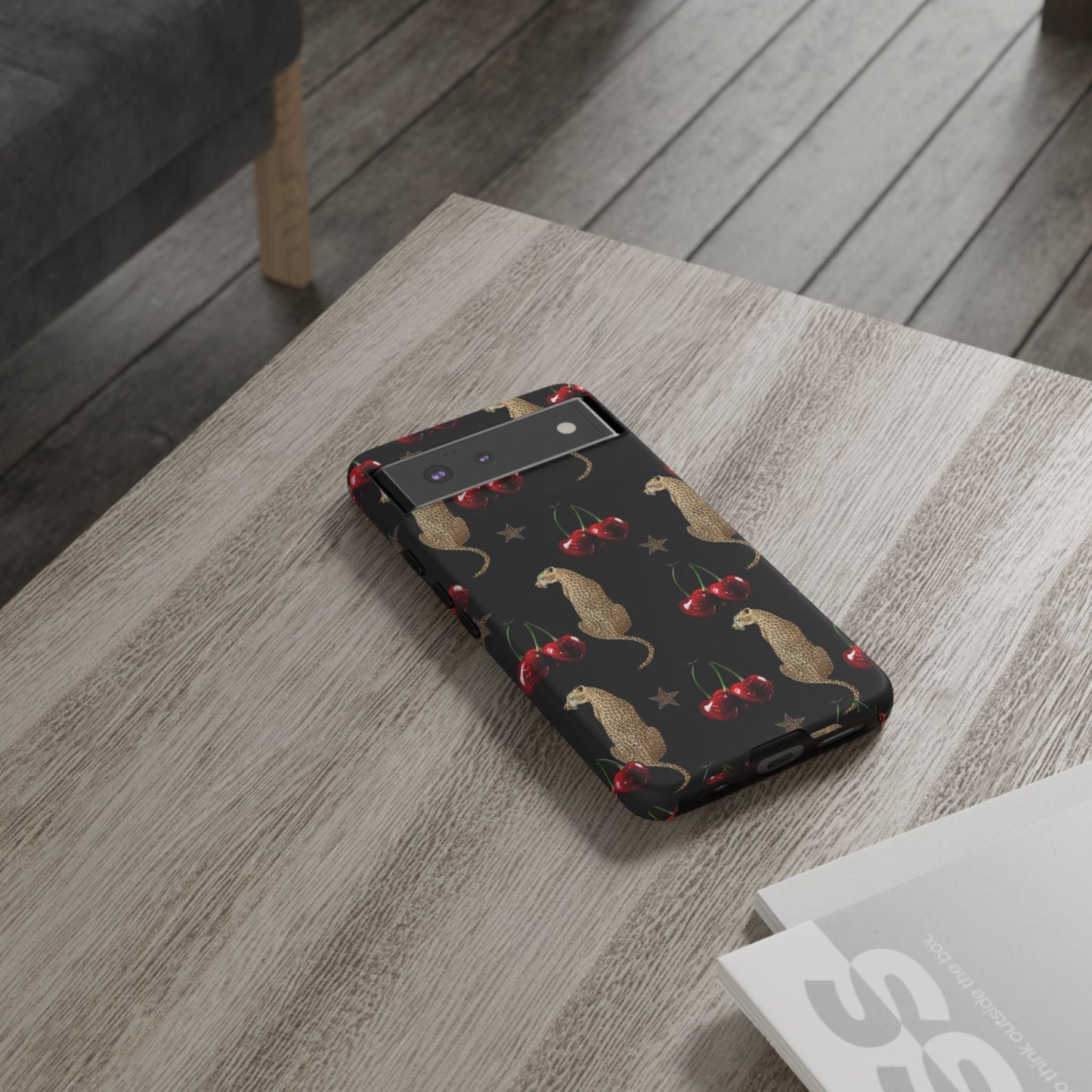 Leopard & Cherry Tough Case