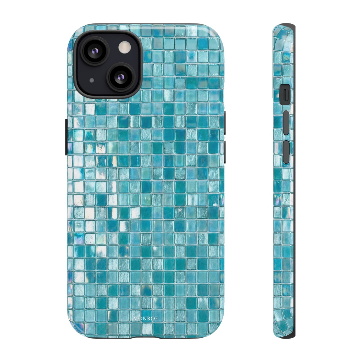 Hot Blue Mosaic Tile Tough Case
