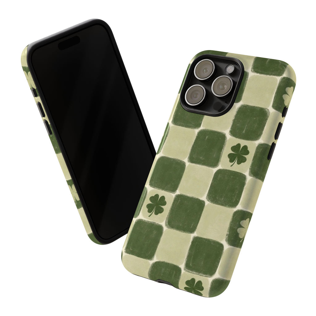 Clover Checker Tough Phone Case