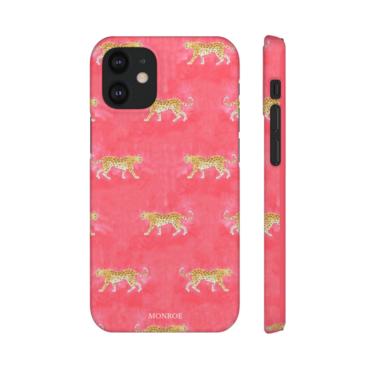 Pink Watercolor Leopard Case