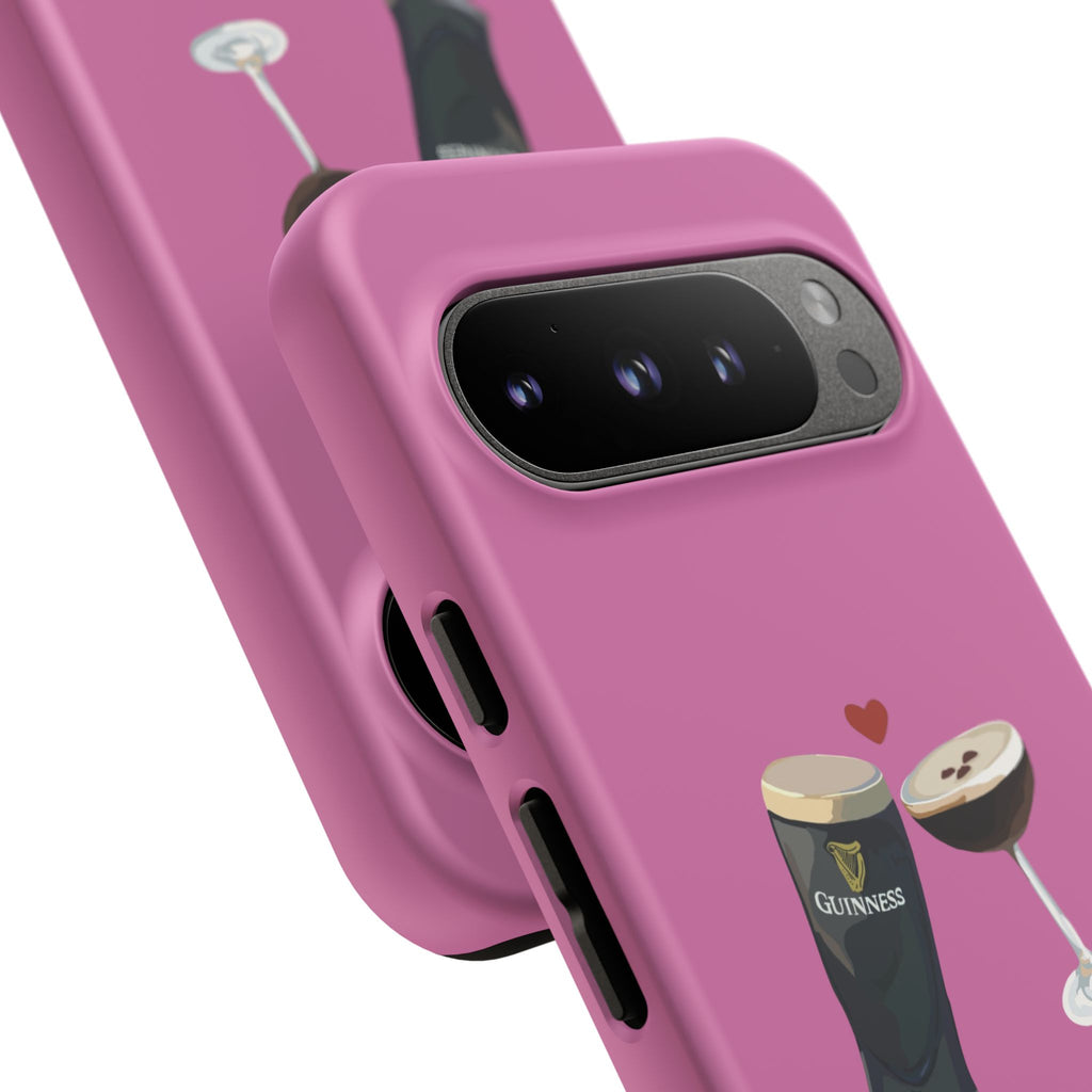 Pint & Wine Glass (Pink) Tough Case