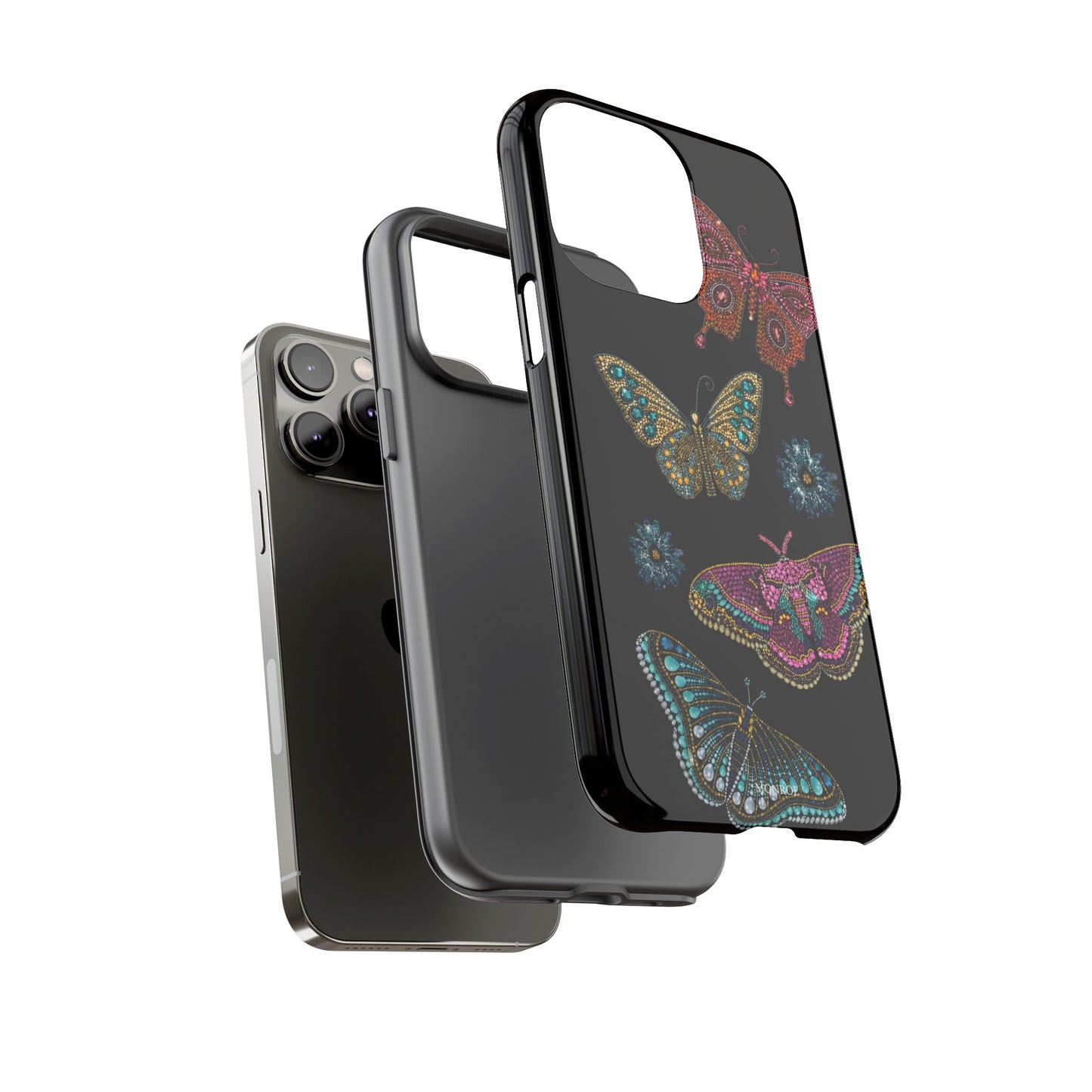 Butterfly Beaded Tough Case