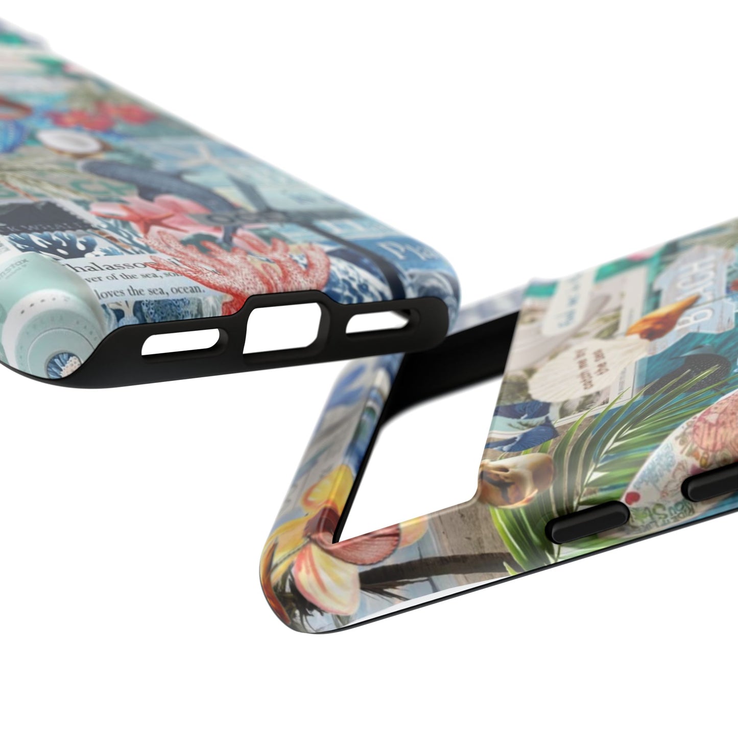Tropical Beach Collage Tough Case