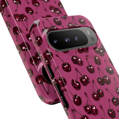 Burgundy Cherries Tough Case