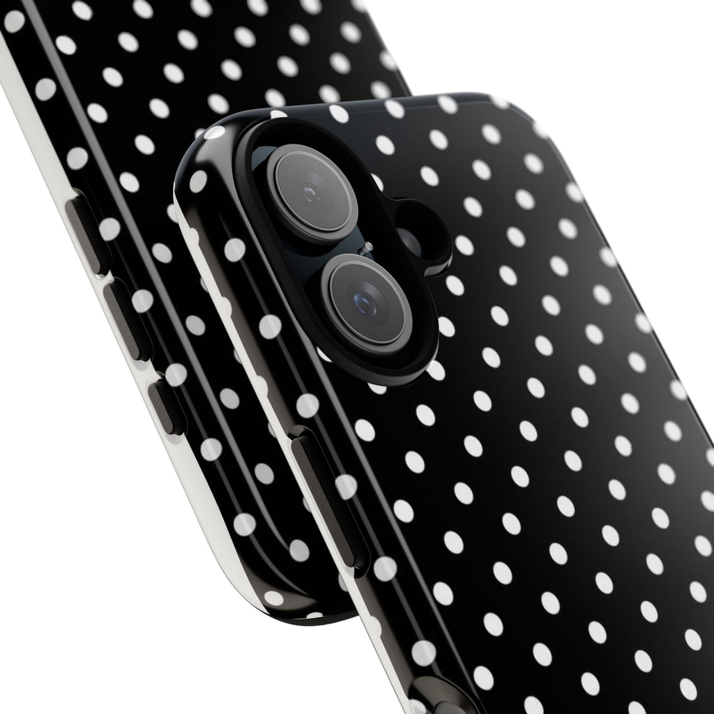 Black Polka Dot Phone Case