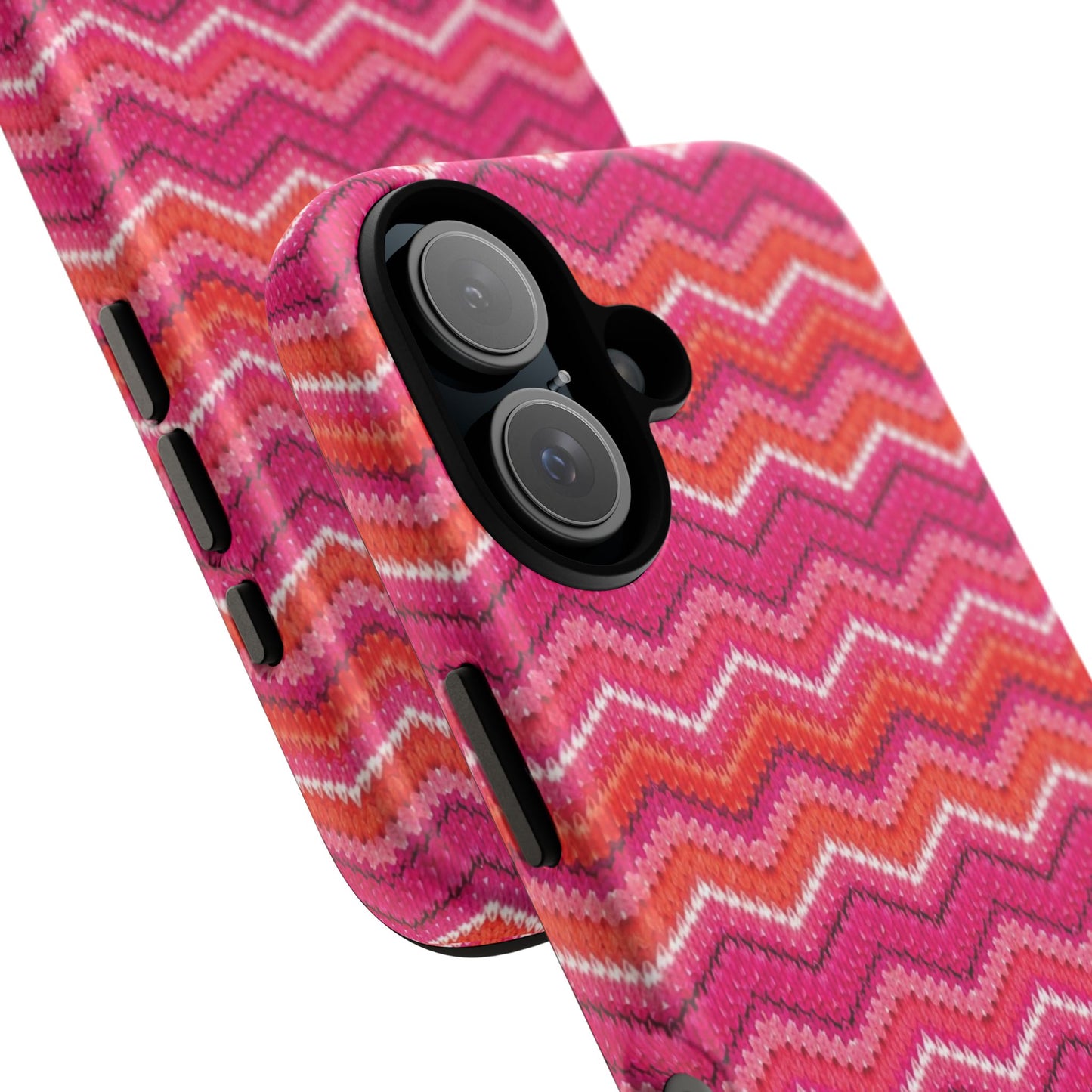 Pink Zigzag Tough Case