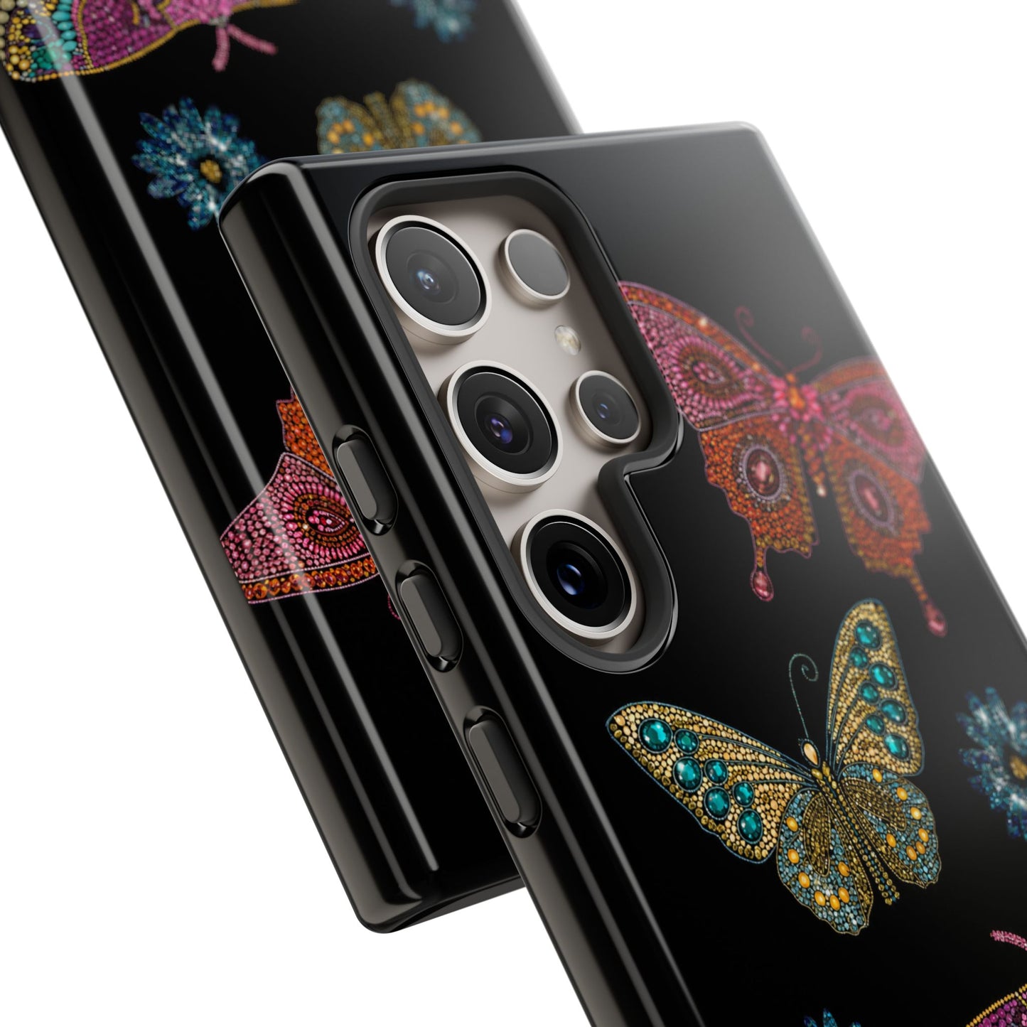 Butterfly Beaded Tough Case