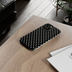 Black Polka Dot Phone Case
